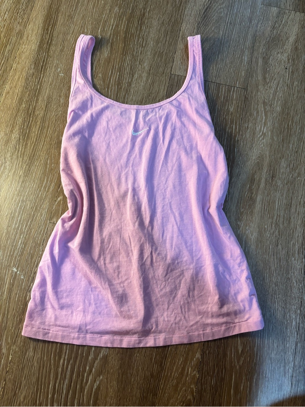 Nike Pink Scoop Neck Athletic Tank Top